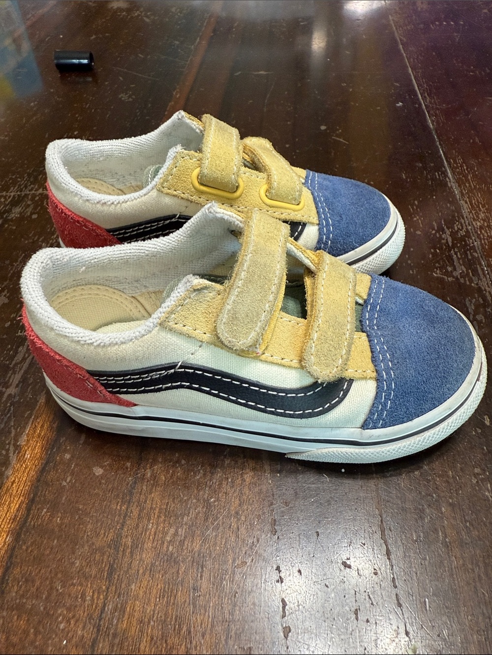Used multi color Vans toddler size 7.5